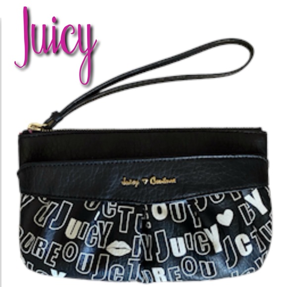Juicy Couture Ruched Wristlet, Vintage, Multiple storage areas, Style JC 700 - Picture 2 of 12